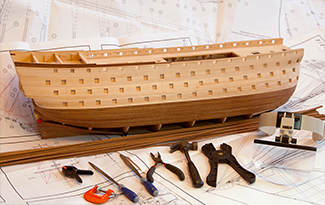 crafting-wooden-boat