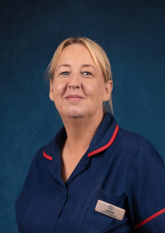 woman in navy blue uniform